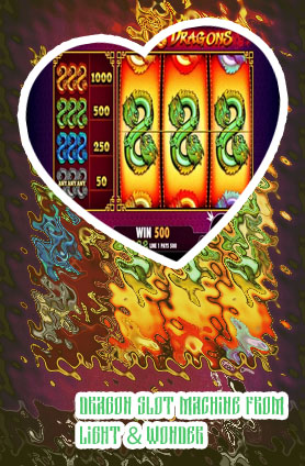 Dragon lights slot machine